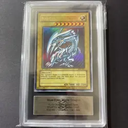 Yugioh Blue-Eyes White Dragon Ultra Rare SDK-001 1st Edition ARS9 - Image 1