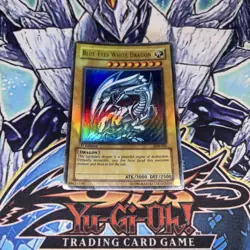 Yu-Gi-Oh! Yugioh Blue-Eyes White Dragon Ultra Rare SDK-001 1st Edition HP - Image 1