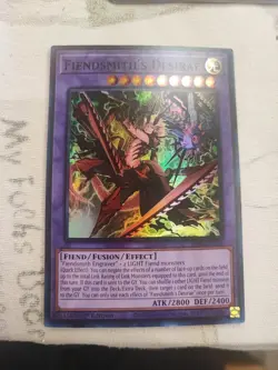 Yugioh! Fiendsmith's Desirae - INFO-EN036 - Super Rare - 1st Edition Near Mint, - Image 1