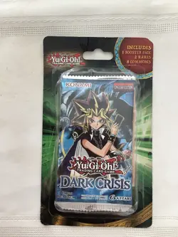 Yugioh Dark Crisis Booster Blister Pack with 9 Cards NEW/SEALED!! - Image 1