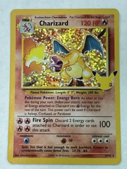 Pokemon Charizard 2021 Celebrations Classic Collection Holo Rare Card 4/102 - Image 3