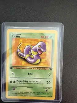 Pokemon TCG Ekans Fossil 46/62 1st Edition Common Card - Image 3