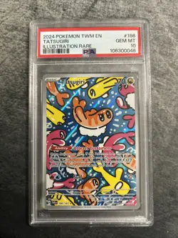 Pokemon TCG Tatsugiri Twilight Masquerade Illustration Rare Card 186/167 PSA 10 - Image 1