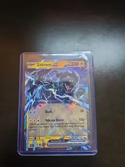 Pokemon TCG Zekrom EX Black Bolt NM Condition, English Card 034/086 - Image 1