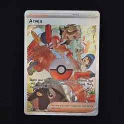 Arven 235/091 - NM - Paldean Fates Special Illustration Rare Pokemon Card - Image 1