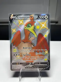 Cramorant V SWSH086 Black Star Promo Ultra Rare Holo Pokemon TCG Card NM - Image 1