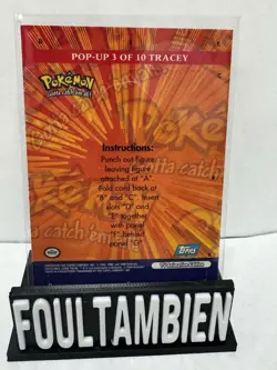 Topps Pokemon Tv Animation Edition Tracey Pop-up Card - Image 2