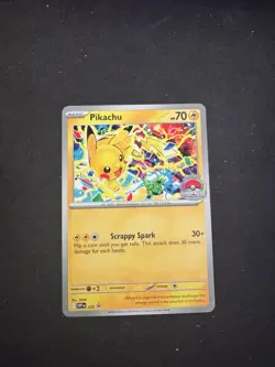 Pokemon Pikachu Promo 2025 World Championships SVP EN 225 Pokemon Card Worlds - Image 1