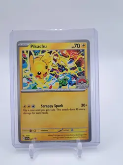 Pokemon Pikachu Promo 2025 World Championships SVP EN 225 Pokemon Card Worlds - Image 1