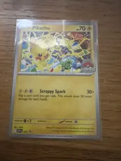 Pokemon Pikachu Promo 2025 World Championships SVP EN 225 Pokemon Card Worlds - Image 1