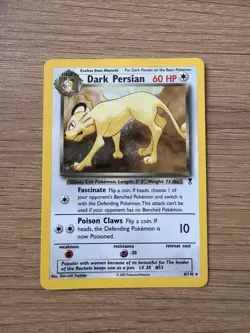 Dark Persian 6/110 Legendary Collection Holo Rare Pokemon Card - Image 1