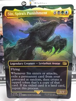 MTG | Sin, Spira's Punishment | FINAL FANTASY | FIN 0348 I Borderless FOIL NM EN - Image 1