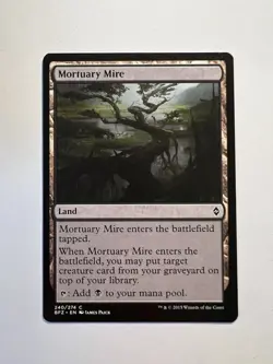 Mortuary Mire - MTG Battle for Zendikar - NM - Image 1