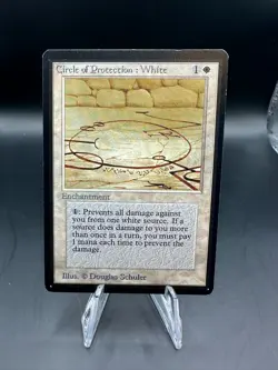 MTG MAGIC THE GATHERING BETA CIRCLE OF PROTECTION WHITE - Image 1