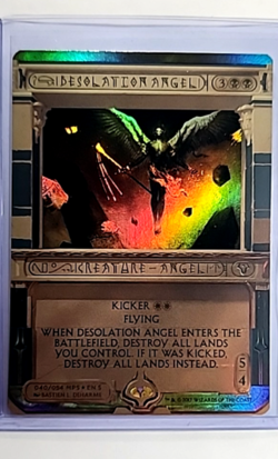 2017 MTG Magic The Gathering Masterpiece Invocation Foil #40 Desolation Angel - Image 1