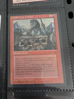 Goblin War Drums (Menges) Fallen Empires MTG Magic (G) NM - Image 1