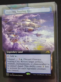 Otawara, Soaring City Extended Art from Kamigawa Magic the Gathering MTG - Image 1
