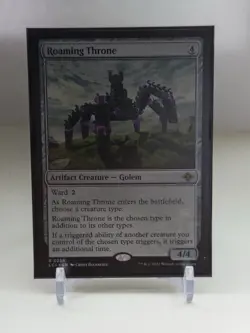 MTG Roaming Throne Rare LCI 0258 Artifact Creature - Image 1