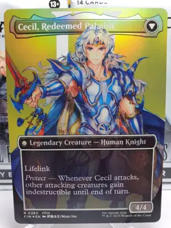 MTG I Cecil, Dark Knight I Final Fantasy I FIN 0380 I Borderless I FOIL I NM ENG - Image 3