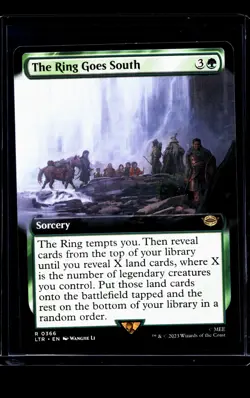 MTG Magic The Gathering LOTR Lord of the Rings Extended Art The Ring Goes South - Image 1