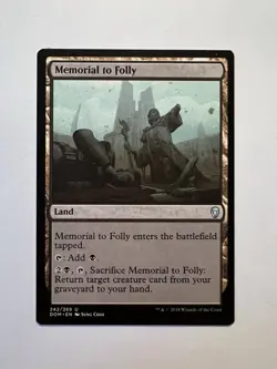 Memorial to Folly - MTG Dominaria - NM - Image 1