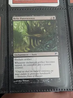 1x Relic Putrescence - NM English MTG - Scars of Mirrodin (G) - Image 1