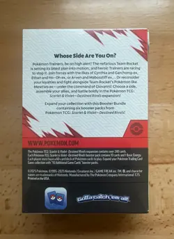 Pokemon TCG Scarlet & Violet Destined Rivals Booster Bundle Factory Sealed - Image 2