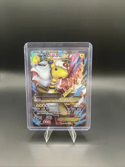 M Ampharos EX (88 Full Art) 88/98 XY-Ancient Origins Holo LP+ Pokemon Card - Image 1