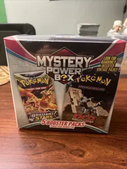 Pokemon TCG Mystery Power Box 5 Booster Packs Factory Sealed NEW Vintage Rare 📈 - Image 1