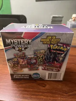 Pokemon TCG Mystery Power Box 5 Booster Packs Factory Sealed NEW Vintage Rare 📈 - Image 2