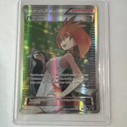 Pokemon TCG Brigette Full Art Ultra Rare Holo 161/162 Breakthrough NM - Image 3