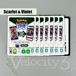 8 Pokemon TCG Online Codes - Scarlet & Violet (8x) Digital Delivery - Image 1