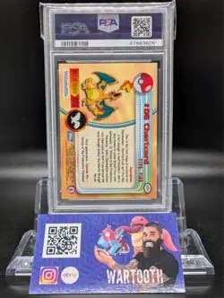 1999 Topps Pokemon TV Charizard #6 PSA 7 - Image 2