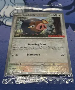 Lechonk 154/198 Reverse Holo Stamped Gamestop Promo Pokemon Scarlet & Violet NM - Image 1
