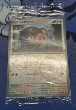 Lechonk 154/198 Reverse Holo Stamped Gamestop Promo Pokemon Scarlet & Violet NM - Image 2