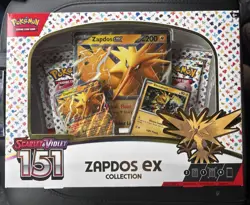 LOT OF 3!! Pokemon TCG Scarlet & Violet 151 Zapdos ex Box - NEW, FACTORY SEALED - Image 2