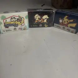 Pokemon World Championships 2025 Anaheim All 3 Double Deck Box Bundle In Hand - Image 2