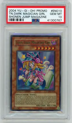 2004 YUGIOH JUMP-EN010 TOON DARK MAGICIAN GIRL ULTRA PSA 10 GEM MINT #41300767 - Image 1