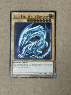 YUGIOH Blue-Eyes White Dragon OP28-EN001 Ultimate Rare NM #28 - Image 1