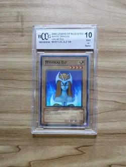 Yugioh BCCG 10 Mint - Mystical Elf - Super Rare - LOB-062 - Image 1