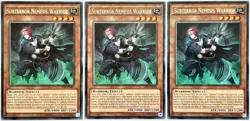 3 x TDIL-EN082 Subterror Nemesis Warrior - Rare Unlimited Near Mint YuGiOh - Image 1