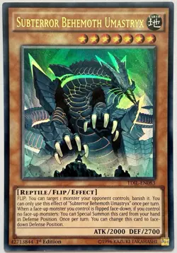 TDIL-EN083 Subterror Behemoth Umastrix - Ultra Rare 1st Edition Near Mint YuGiOh - Image 1