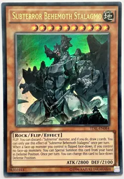 TDIL-EN084 Subterror Behemoth Stalagmo - Ultra Rare Unlimited Near Mint YuGiOh - Image 1