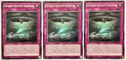 3 x INOV-EN085 Subterror Behemoth Burrowing - Rare 1st Edition Near Mint YuGiOh - Image 1