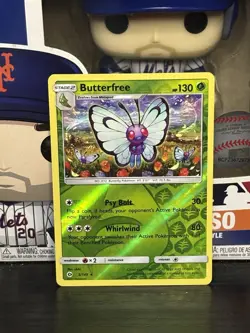 Pokemon TCG Sun & Moon - Butterfree #3/149 - Rare Reverse Holo Card - Image 1