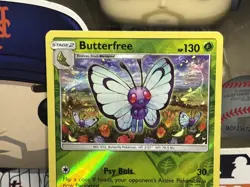 Pokemon TCG Sun & Moon - Butterfree #3/149 - Rare Reverse Holo Card - Image 2