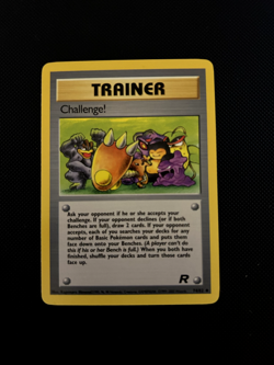 Pokemon Team Rocket Trainer Card Challenge 74/82 Near Mint Condition - Image 1