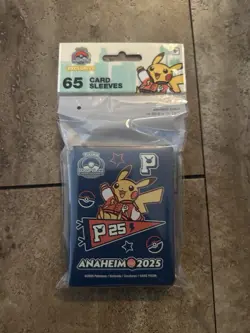Pokemon World Championships 2025 Anaheim Card Sleeves - Image 1