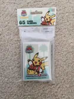 Pokemon World Championships 2025 Anaheim Card Sleeves - Image 1