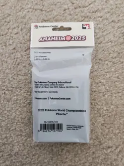 Pokemon World Championships 2025 Anaheim Card Sleeves - Image 2